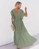 2023 Solid Color Beach Cover-Up Long Skirt & Sunscreen Shirt for Hawaiian Vacation