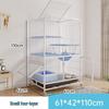Cat Villa with Integrated Litter Box - Spacious, Secure Indoor Cage for Cats