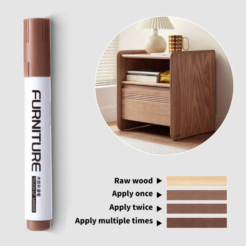 Furniture Touch Up Markers Wood Markers Pen Wood Scratch Repair Markers Scratch & Stain Markers