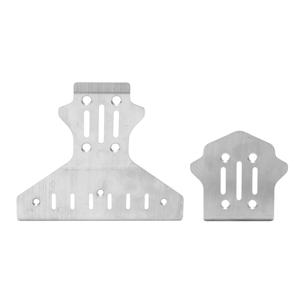 RC Chassis Armor Stainless Steel Front Rear RC Car Body Protector Armor for King Motor KM 17 RC