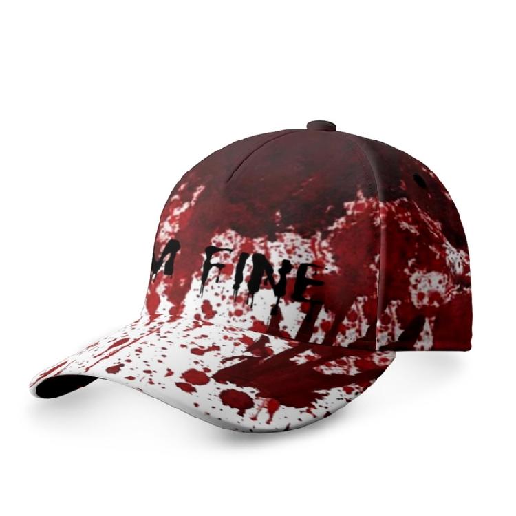 Creep Halloween Baseball Hat for Various Parties Unisex Baseball Caps for Costume Enthusiasts Halloween Props Headpiece