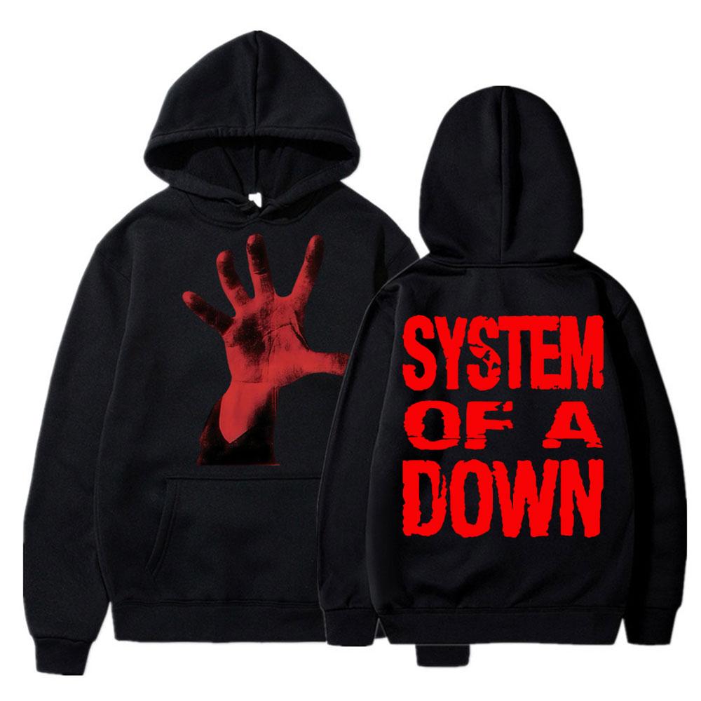 Rock Band System of A Down Band Hoodie Fashion Metal Gothic Harajuku Hip Hop Sweatshirt Men Women Tracksuit