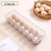 Egg Storage Box with Lid, Food-Grade Plastic, Kitchen Refrigerator Organizer