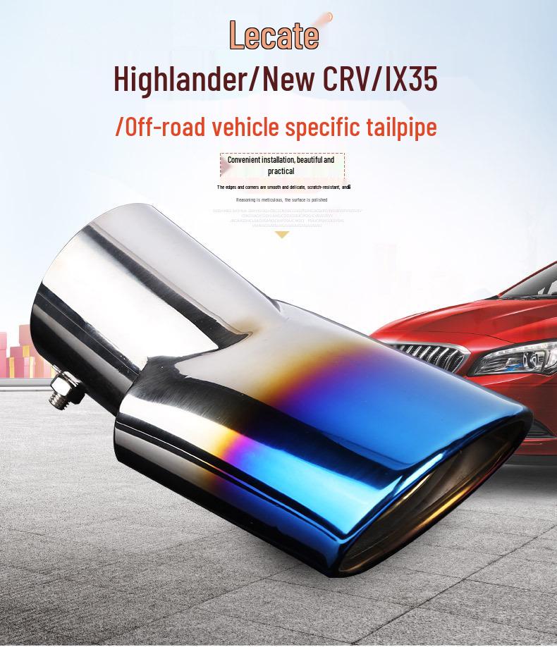 Universal Tailpipe Muffler for CRV, Range Rover, IX35 - High-Demand Model