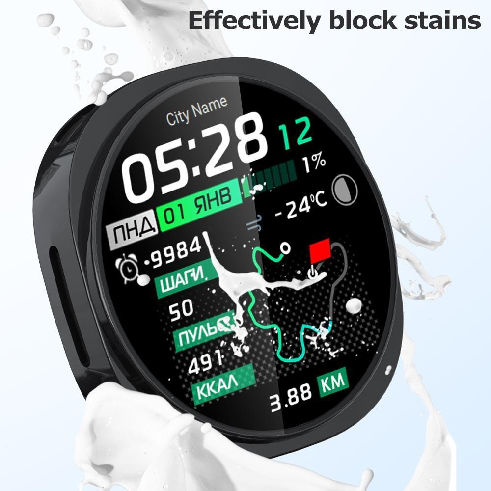 Soft TPU Case+Film For Samsung Galaxy Watch 8 44mm Accessories Screen protector All-Around cover on Samsung Watch8 40mm