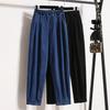 Plus Size Autumn Jeans Long Pants Women Elastic Loose Vintage Harem Casual Female Basic Show Thin Trousers 5XL
