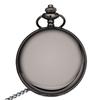 Pocket Watch Smooth Laser Logo Lettering Retro Flip Two-sided Light Quartz Pocket Watch Boshiya Casual Pocket Watch