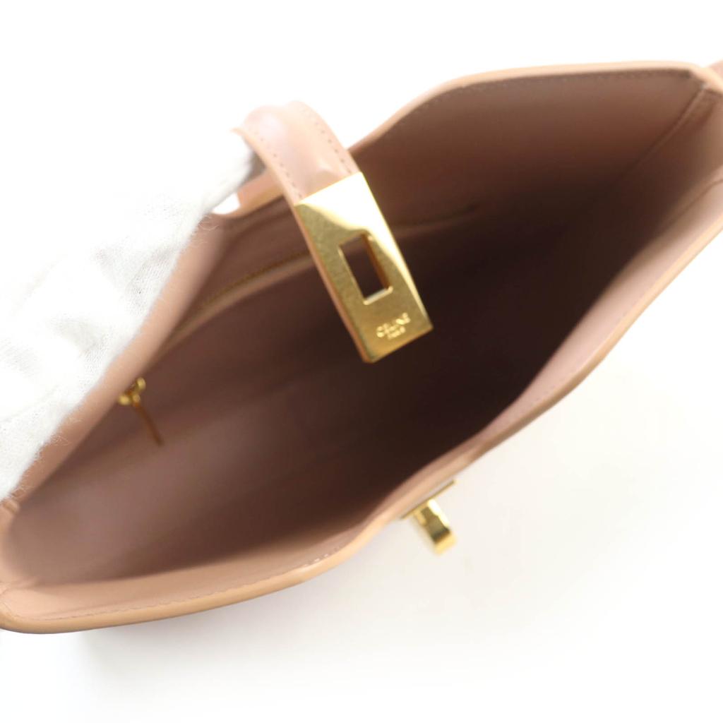 Celine Small Camille 16 (Cèze) Soft Bag In Smooth Calfskin Peach Smooth Rubbed Used