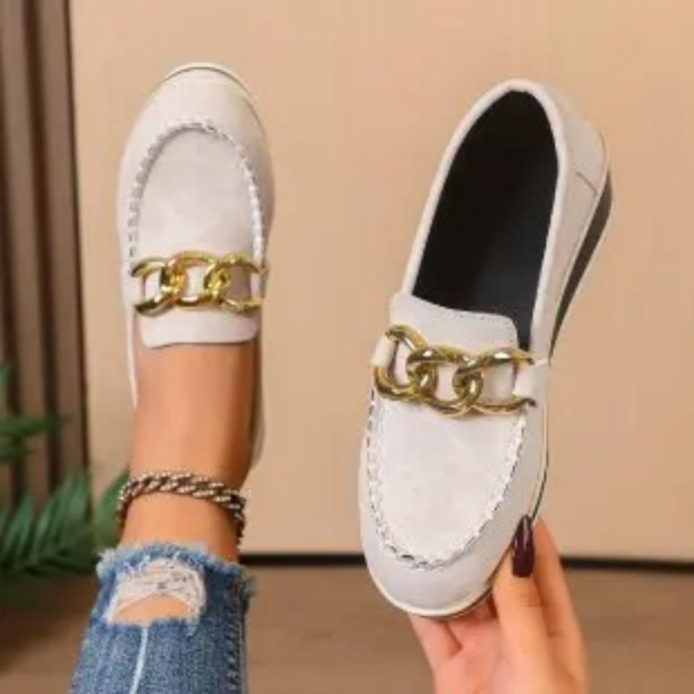 Women Platform Loafers Ladies Elegant Suede Leather Moccasins Shoes Woman Slip On Moccasin Women's Black Casual Shoes