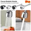 1Pcs 360 Rotatable Faucet Bubbler Bent Water Filter Diffuser New Kitchen Faucet Nozzle  Water Saving