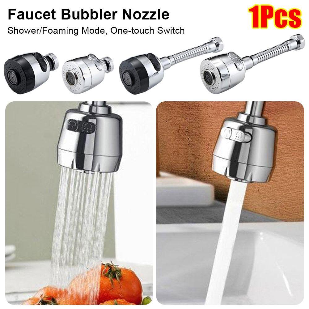 1Pcs 360 Rotatable Faucet Bubbler Bent Water Filter Diffuser New Kitchen Faucet Nozzle Water Saving