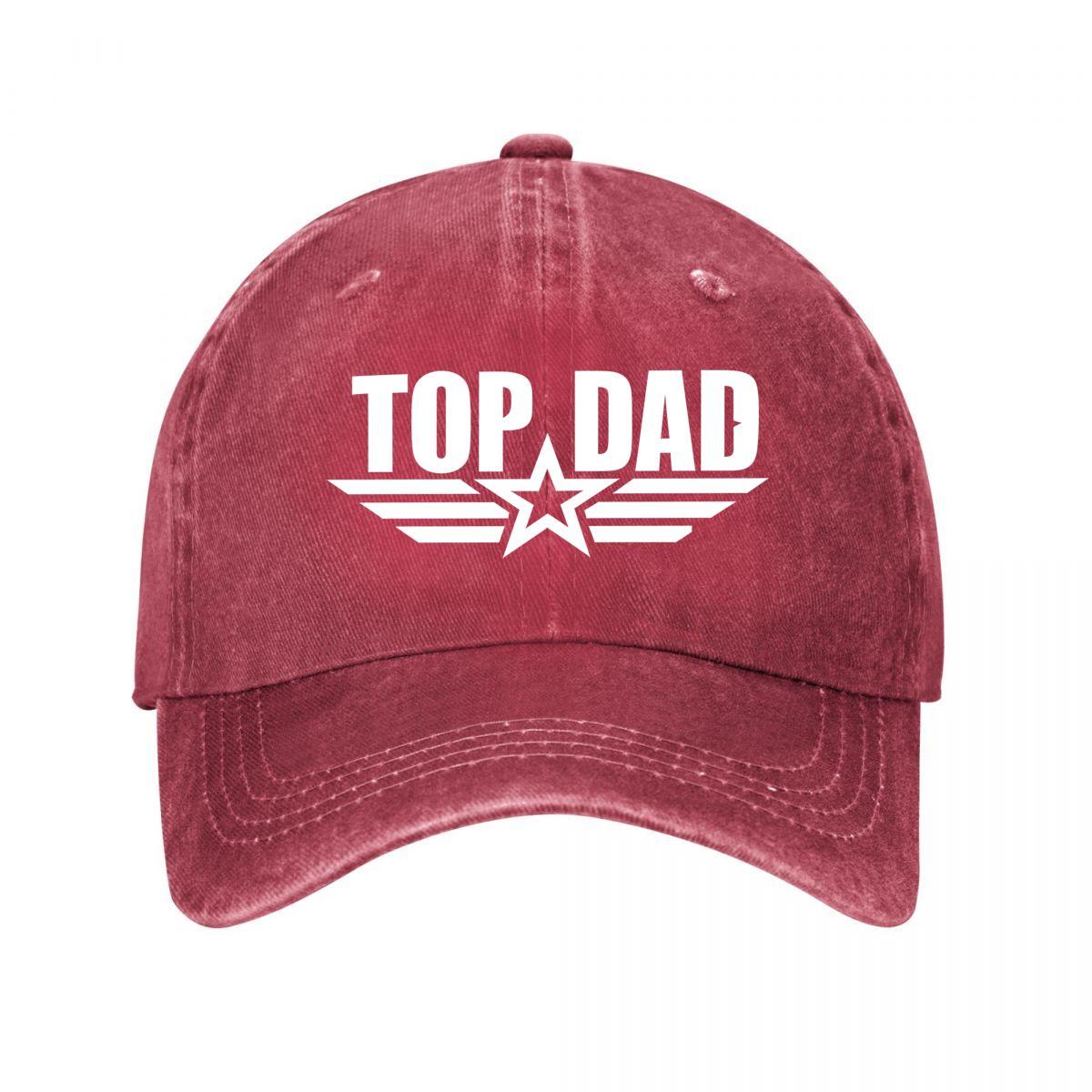 Top Dad Washed Cotton Baseball Cap Washed Baseball Cap Adjustable