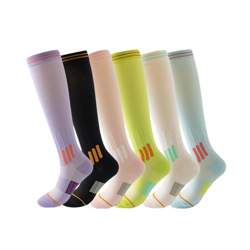 Women's New Professional Sports Fitness Yoga Pilates Jump Rope Long Leg Socks