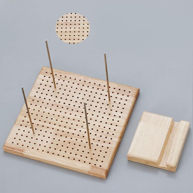 Crochet Blocking Board with Pin and Stand, Knitting Blocking Board for Granny Square Knitting and Crochet Project