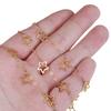 2Meters 1Meter Stainless Steel Hollowout Star Link Chain Dangle Charm Chains for Necklace Anklet Jewelry Making DIY Waterproof