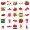 50pcs Watermelon Graffiti Stickers: Fresh, Creative, Waterproof Decor for Phone and Tablet Cases