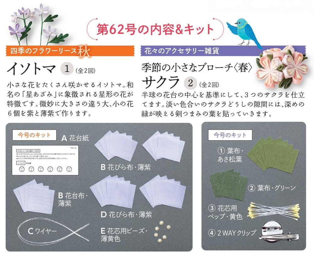 Fun Tsumami Zaiku 62 No. [Encyclopedia] (with Kit)