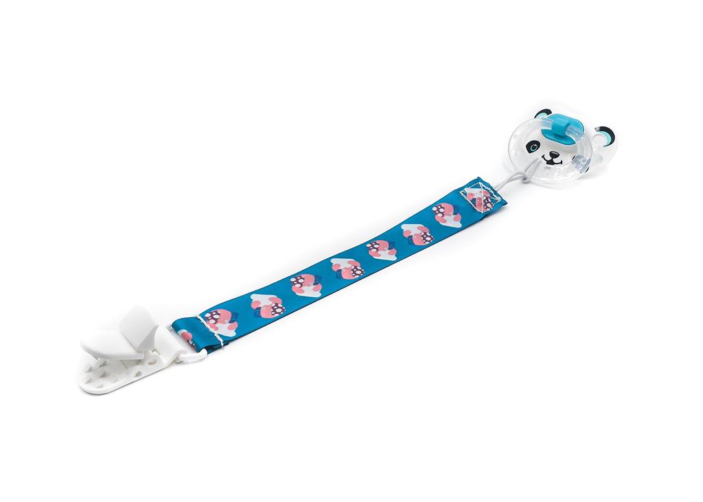 NISSI JIREH Pacifier Pink Months T-Rex & 5-in-1 Holder, Elephant, 0-3