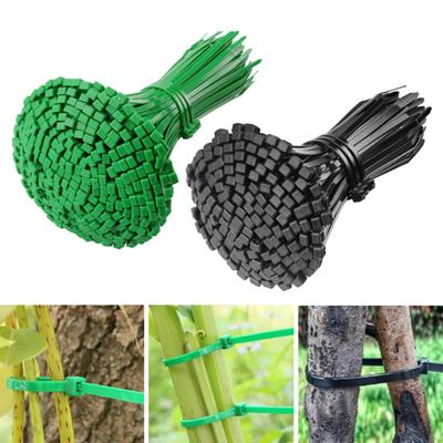 100 Pcs Nylon Zip Ties UV Resistant Self Locking Zip Ties Heavy Duty Plant Ties Cable Ties for Christmas Garden Plants Fence Holiday Lights