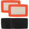 HUAWELL Pacote com 4 512652001 Filtro de Ar com Pré-Filtro 512654101 Substitui Husqvarna 544271501 544271601 Red Max T401282310 T401282311 Serve em EB7000 EB8000
