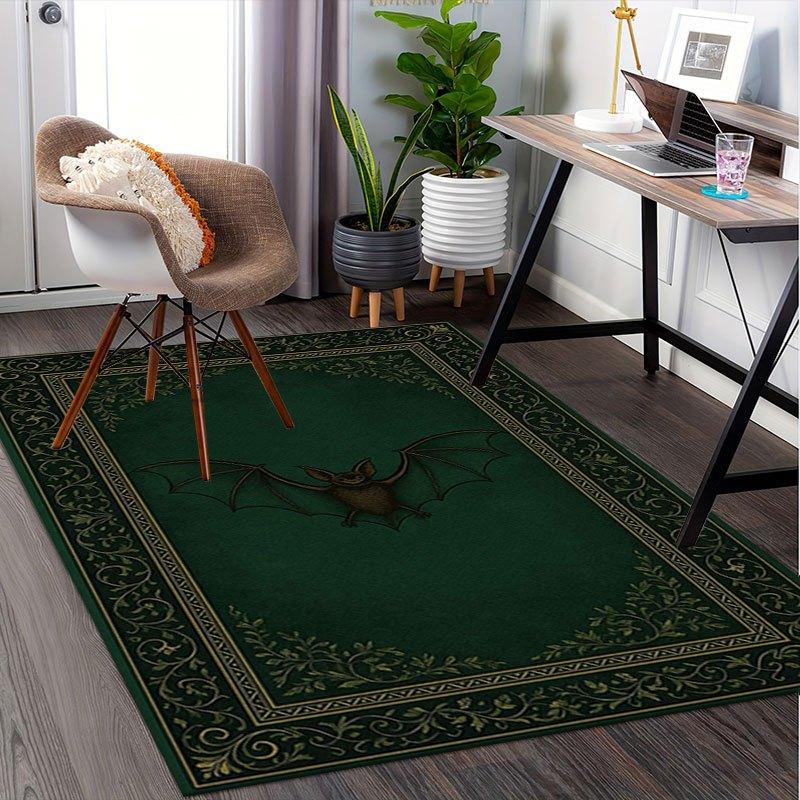 

Elegant Bat Book Cover DesignOffice Mat Home Decor Office Desk Chair Rugs Chair Carpet for office Chair Mat Gift For Halloween & Christmas v 60cm by 90cm