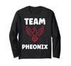 Humor Phoenix Animals Simple Fire Bird Team Phoenix Long Sleeve T-Shirt