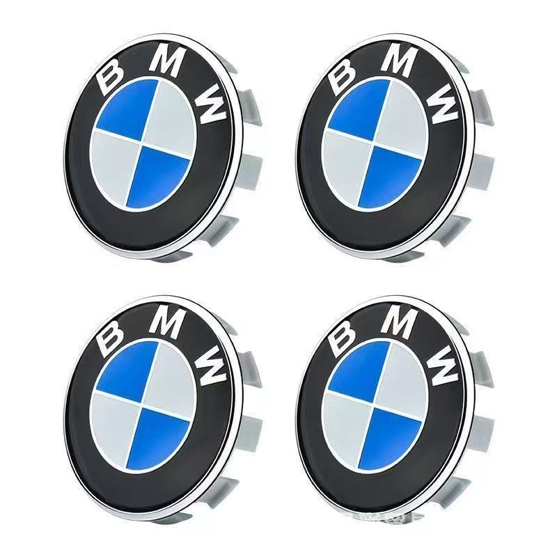 FA64pcs 56mm 68mm automobile tire center cover logo is suitable For BMW 3 5 6 7 1 Series X3 X6 E81 E71 E90 E93 F30 F10 E92 E60 E84