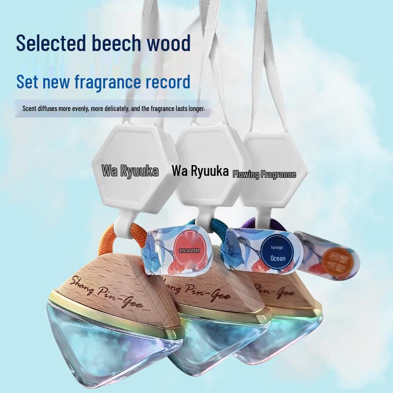 Wa Liu Xiang Car Air Freshener Pendant: Long-lasting Aromatic Fragrance and High-end Gift
