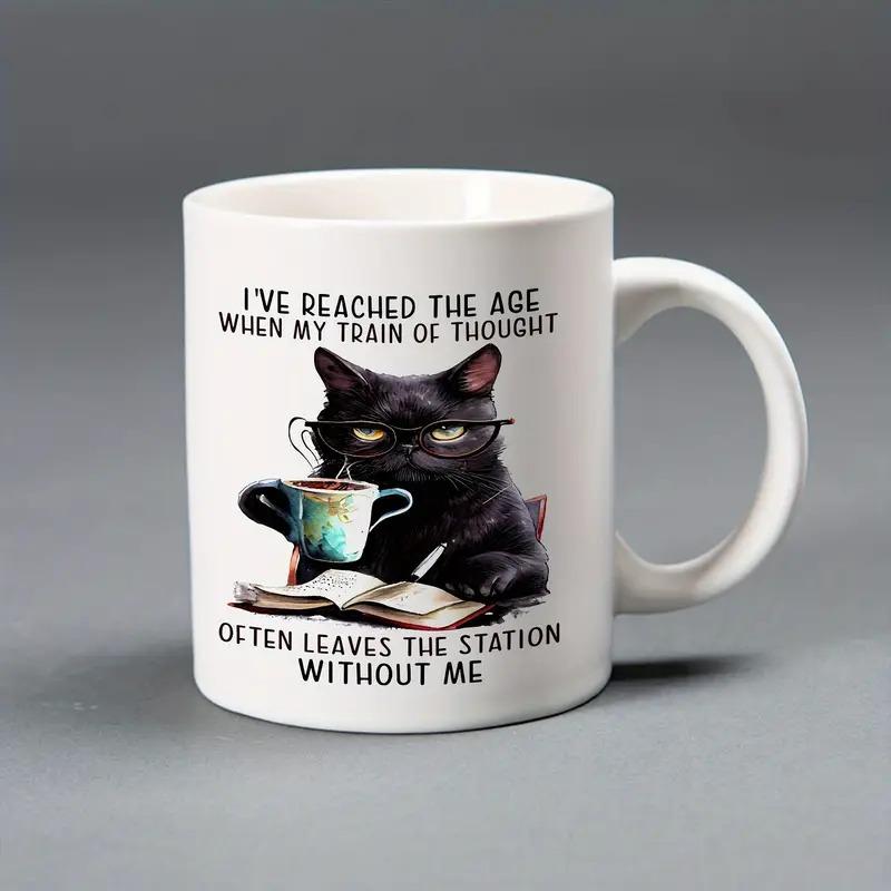 Новая Кружка для Кофе с Котом и Книгой Кружка для Кофе с Котом и Книгой Кружка Креативный Подарок