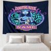 Custom Name The Nightmare Before Christmas Print Tapestry, Backdrop, Easy Setup, Ideal for Bedroom, Office & Living Room, with Aesthetic Wall Hanging 
