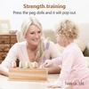 Creative Wooden Bounce Blocks: Interactive Early Education Toy for Kids