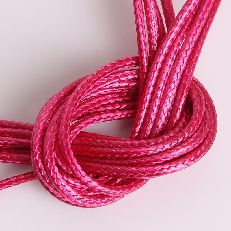 Korean Waxed Cord (1-2mm) for DIY Jewelry: Faux Leather Cord for Necklaces and Bracelets