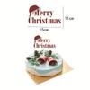 Cartoon Christmas Balloon Flag Decoration Christmas Tree Xmas Cake Flag  New Year