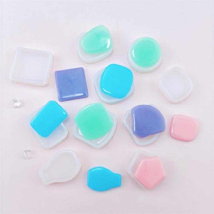 Nonstick Silicone Mold Resin Art Projects Moulds Geometric Shapes Craft Supplies Easy Cleaning Suitable for Beginners