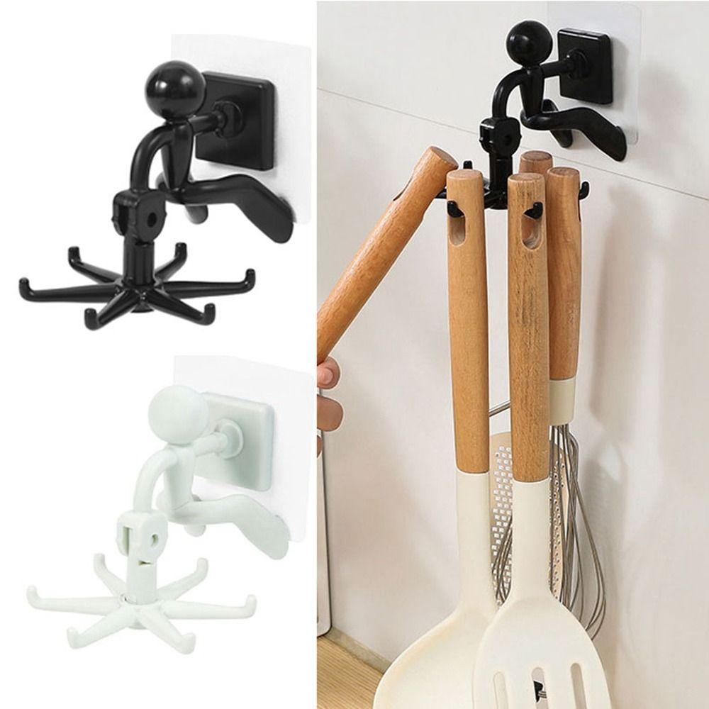 

Настенная вешалка Настенная вешалка для полотенец с шестью когтями Новые вешалки Крючки для ванной комнаты