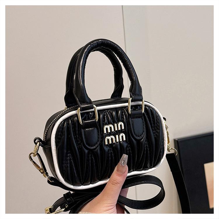 High-end new fashion bowling bag versatile women's portable messenger bag