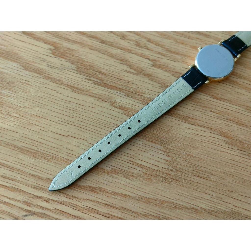 Used LONGINES Quartz Presence watch gold belt replaced
