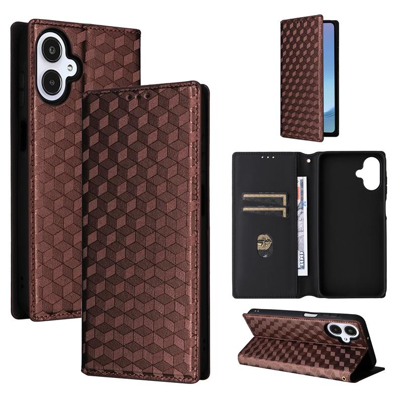 For Samsung Galaxy A25 5G Japan Case Stereoscopic Lines Leather Wallet Skin PU Purse for Galaxy A25E 5G 3D Magnetic Phone Cover