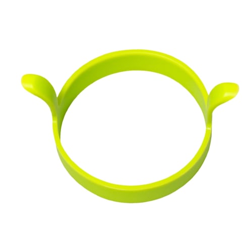 Krujecnt Silicone Egg Mold, Fried Egg Cooker Ring, Reusable Egg Shaper, Round Non-Stick Food-Grade Silicone Griddle Cooking Shaper for Breakfast Sandw