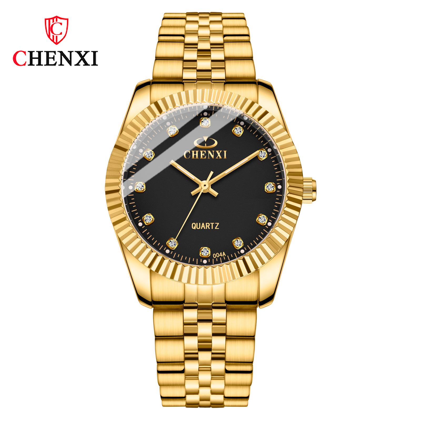 

Лучший бренд класса люкс золотые мужские часы минимализм ретро зеленый нержавеющая сталь золотые мужские наручные часы CHENXI повседневные часы подарок