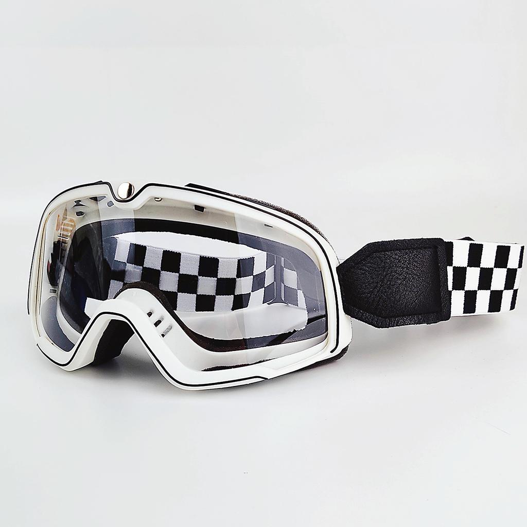 2021 Retro Motorcycle Goggles Glasses Windproof Motocross Sunglasses Vintage Helmet Glasses Cycling Racing Cafe Racer