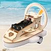 Kids Science Experiment Model Set DIY Electric Environment Vehicle With Wooden Components Physics Learning Wood Craft