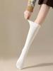 Sock Women Solid Color Stockings Fashionable Simple Jk College Style Soft Comfortable Sweat Absorbing Breathable Casual Socks