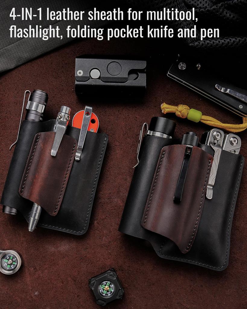 VIPERADE PJ38 Leather EDC Sheath (PJ38-M)