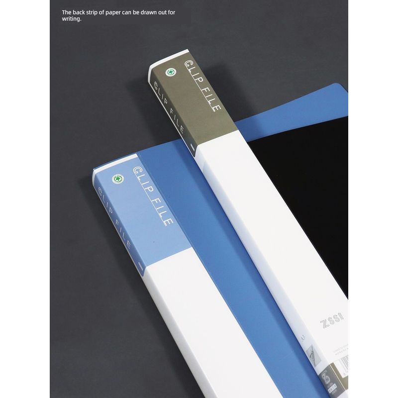 A3 Folder Single Clip Metal Power Clip 8K Drawing Paper Manuscript Folder 8 Open Art Works Storage Clip Info Booklet