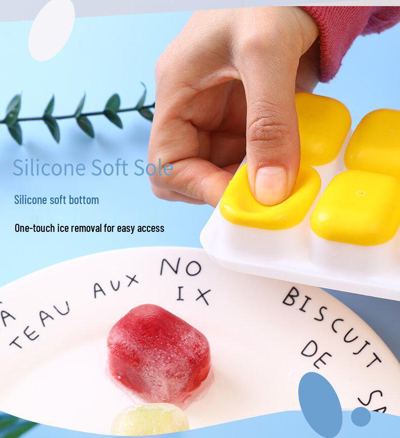 14-Compartment Silicone Fruit Ice Cube Mold for Homemade DIY Ice Cubes