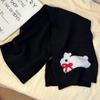 Luochi Knitting Scarf: Cozy Imitation Cashmere Cartoon Wool Neck Warmer for Women, Korean Style