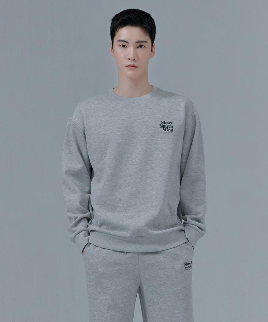 CHASECULT Unisex Chest Graphic Fleece Sweatshirt-Cfzu5106C0B