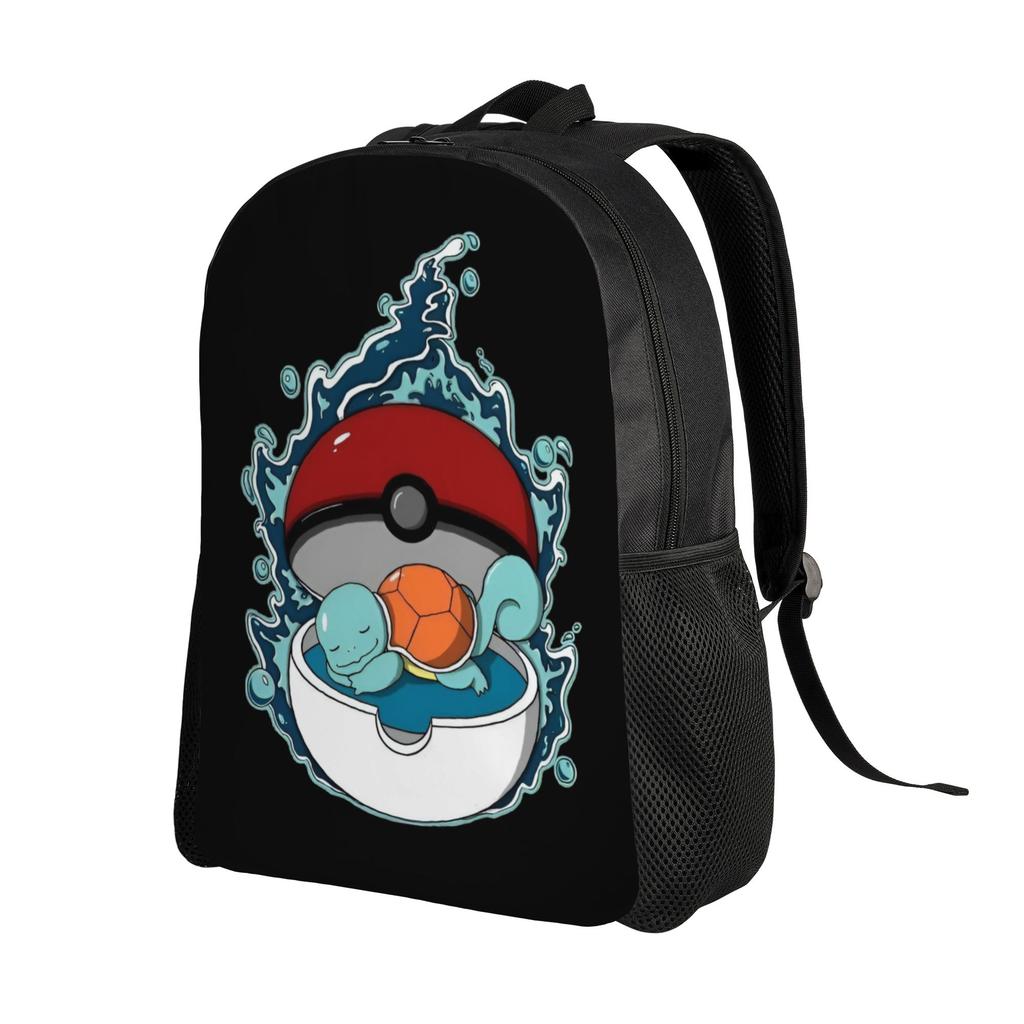 S-Squirtles Travel Backpack Men Women School Computer Bookbag Manga College Student Daypack Bags