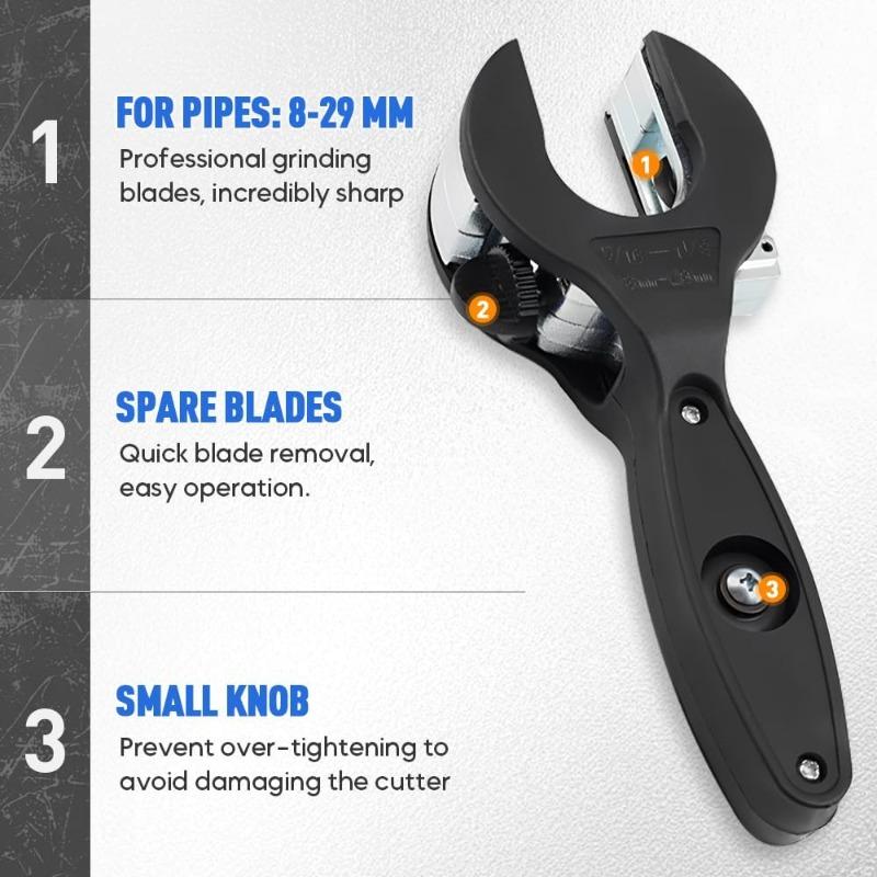 Xiaomi 8-29mm Universal Ratcheting Tubing Cutter Pipe Cutter Stainless Steel Copper Aluminium Ratchet Scissors Hose Cutting Hand Tools